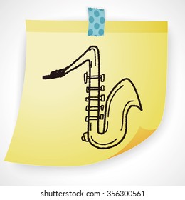 Saxophone doodle