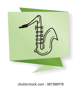 Saxophone doodle