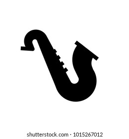 saxophone glyph icon