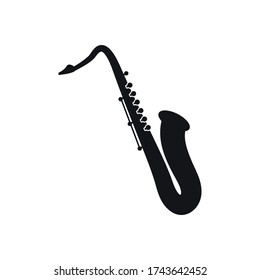 Saxophone graphic design template vector isolated illustration