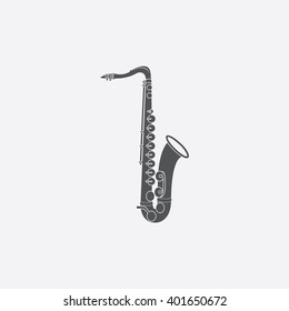 Saxophone icon.