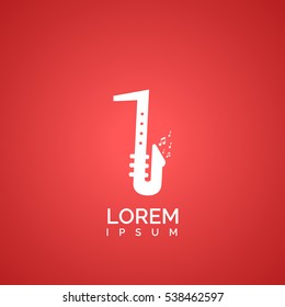 saxophone icon. icon design