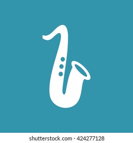 Saxophone Icon. Eps-10.