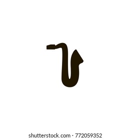 saxophone icon. sign design
