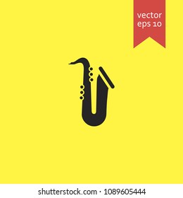 saxophone. saxophone icon. sign design. Vector EPS 10