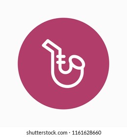 saxophone icon vector
