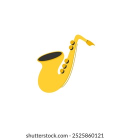 Saxophone icon. Vector illustration design.