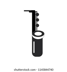 saxophone icon vector icon. Simple element illustration. saxophone symbol design. Can be used for web and mobile.