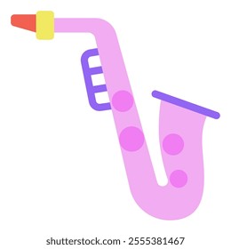 Saxophone icon for web, app, infographic, etc