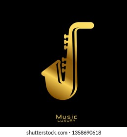 saxophone icon.vector illustration.