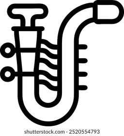 saxophone illustration vector file free download.