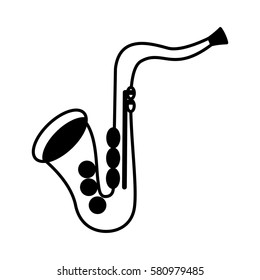 saxophone instrument musical icon
