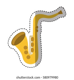 saxophone instrument musical icon