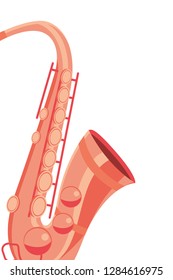 saxophone isolated icon