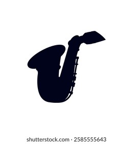 Saxophone jazz music instrument illustration vector