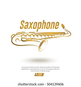 Saxophone  logo