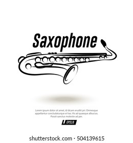 Saxophone  logo