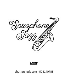 Saxophone logo