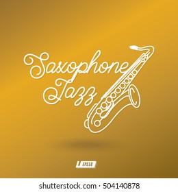 Saxophone logo