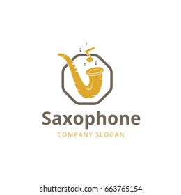 Saxophone Logo ,Saxophone Icon , Music Logo