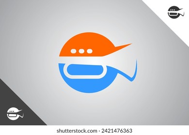 Saxophone logo. Minimal and modern logotype. Perfect logo for business related to band, musicians and singers industry. Isolated background. Vector eps 10.