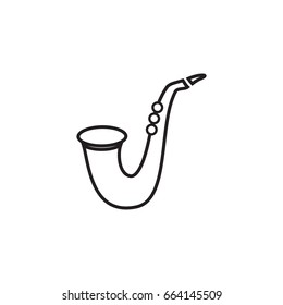 Saxophone Logo , Music logo , Saxophone Icon