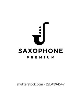 Saxophone Logo vector icon illustration