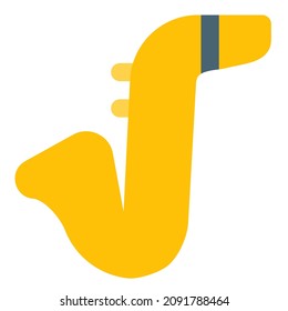 Saxophone for music concert and played at stage