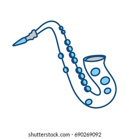 Saxophone music instrument