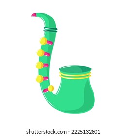 saxophone music instrument icon isolated