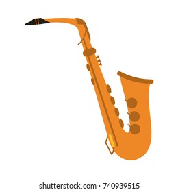 saxophone musical instrument icon image 