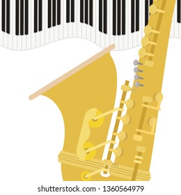 saxophone musical instrument pattern