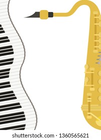 saxophone musical instrument pattern
