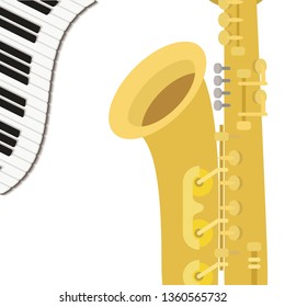 saxophone musical instrument pattern