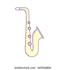 saxophone musical instrument to play music