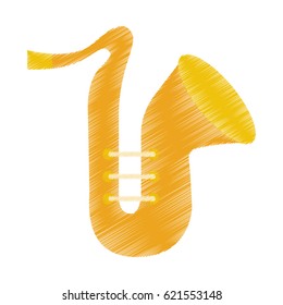 saxophone musical isntrument icon