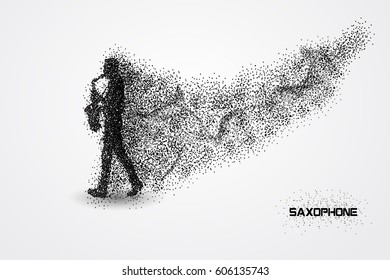 saxophone particle vector