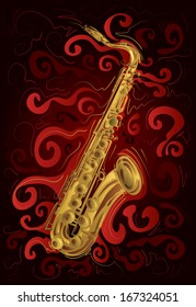 Saxophone, Sax Vector