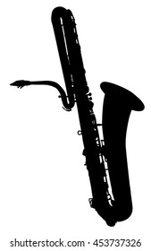 Saxophone silhouette