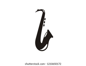 saxophone simple icon