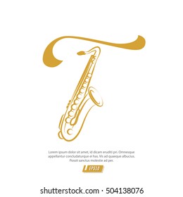 Saxophone, T. logo
