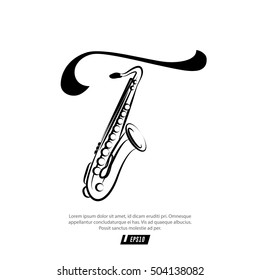 Saxophone, T. Logo