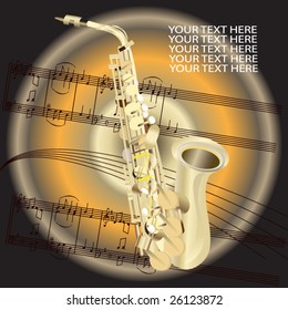 saxophone vector