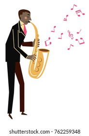 Saxophone vector 