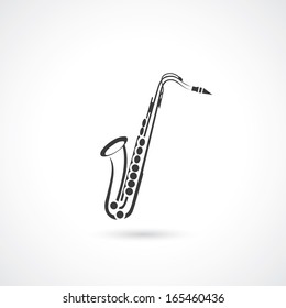 Saxophone - vector illustration