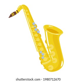 Saxophone. Vector illustration that is easy to edit.