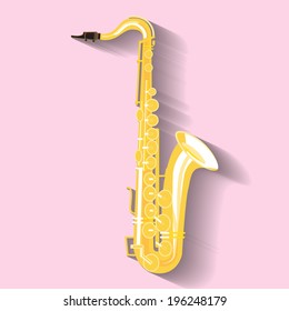 saxophone vector  symbol