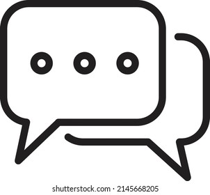 say chat icon. speech bubble symbol.