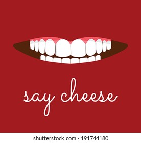 Say cheese card