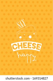say cheese poster template